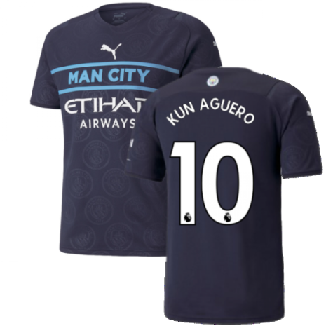 2021-2022 Man City Third Shirt (KUN AGUERO 10)