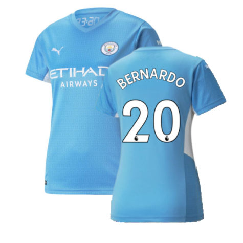 2021-2022 Man City Womens Home Shirt (BERNARDO 20)