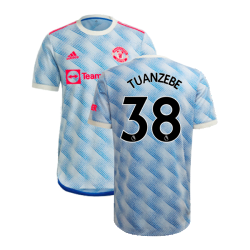 2021-2022 Man Utd Authentic Away Shirt (TUANZEBE 38)