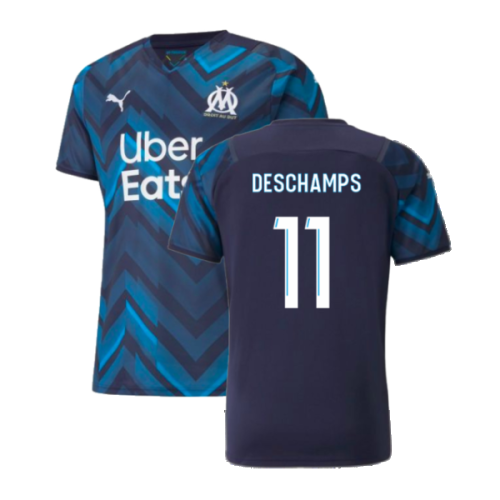 2021-2022 Marseille Authentic Away Shirt (DESCHAMPS 11)