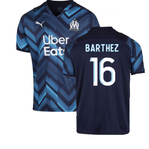 2021-2022 Marseille Away Shirt (Kids) (BARTHEZ 16)