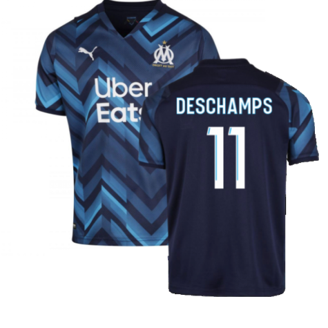 2021-2022 Marseille Away Shirt (Kids) (DESCHAMPS 11)