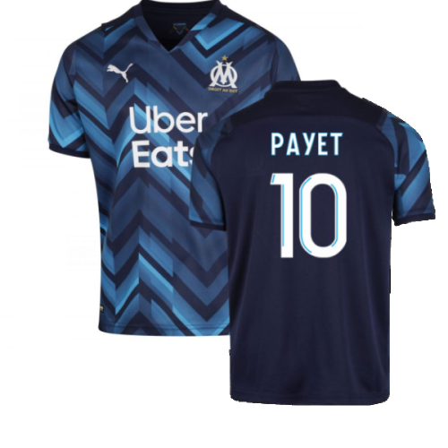 2021-2022 Marseille Away Shirt (Kids) (PAYET 10)