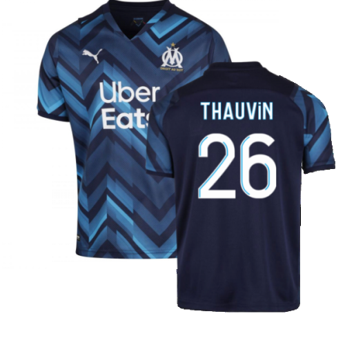 2021-2022 Marseille Away Shirt (Kids) (THAUVIN 26)