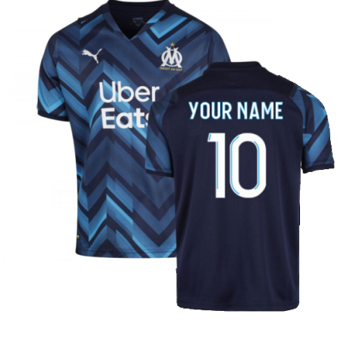 2021-2022 Marseille Away Shirt (Kids) (Your Name)