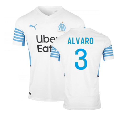 2021-2022 Marseille Home Shirt (ALVARO 3)