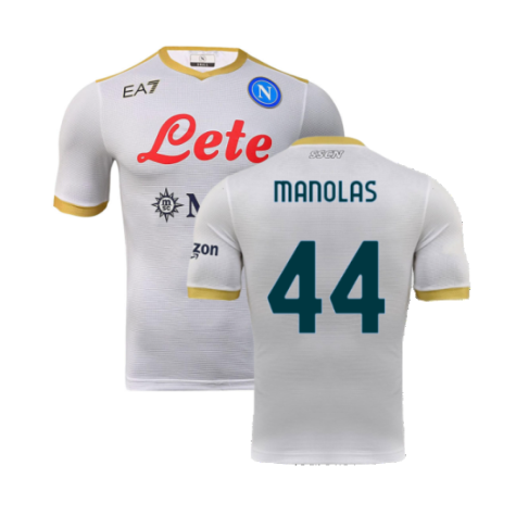 2021-2022 Napoli Away Shirt (MANOLAS 44)