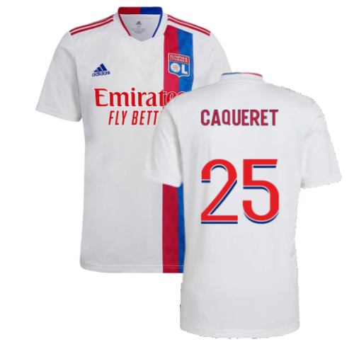 2021-2022 Olympique Lyon Home Shirt (Kids) (CAQUERET 25)