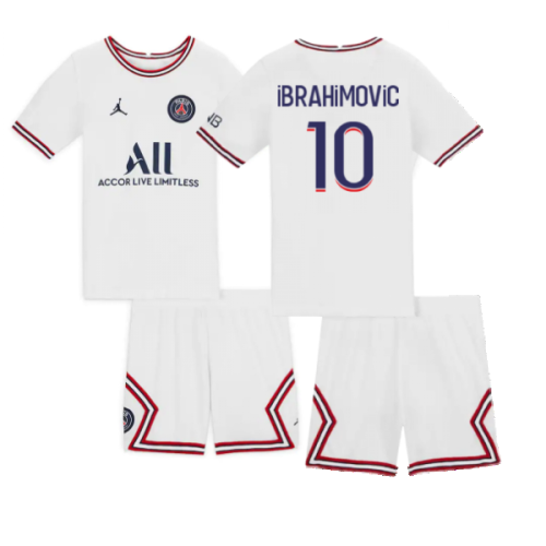 2021-2022 PSG Little Boys Fourth Kit (IBRAHIMOVIC 10)