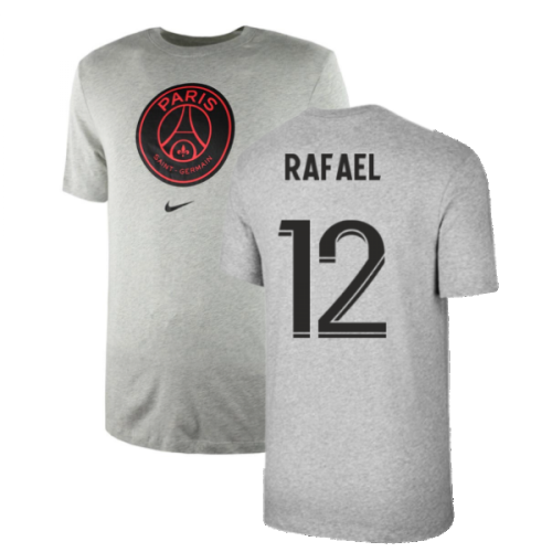 2021-2022 PSG Tee Evergreen Crest (Grey) (RAFAEL 12)