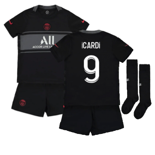 2021-2022 PSG Third Mini Kit (ICARDI 9)