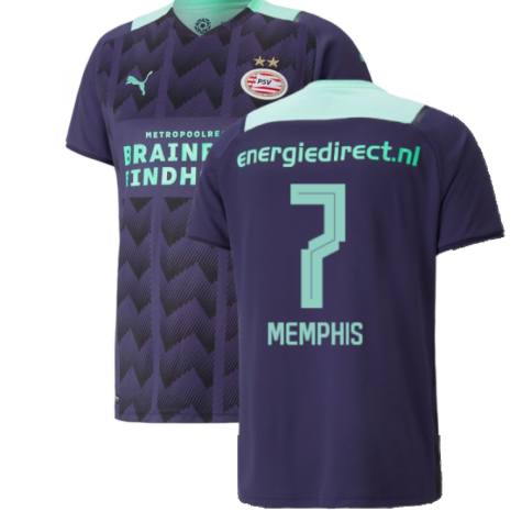 2021-2022 PSV Eindhoven Away Shirt (MEMPHIS 7)