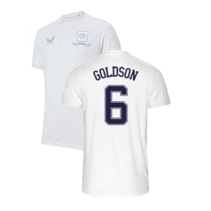 2021-2022 Rangers Anniversary Shirt (White) (GOLDSON 6)