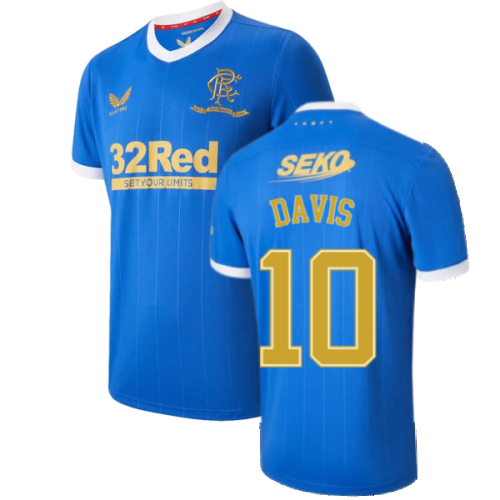 2021-2022 Rangers Home Shirt (DAVIS 10)