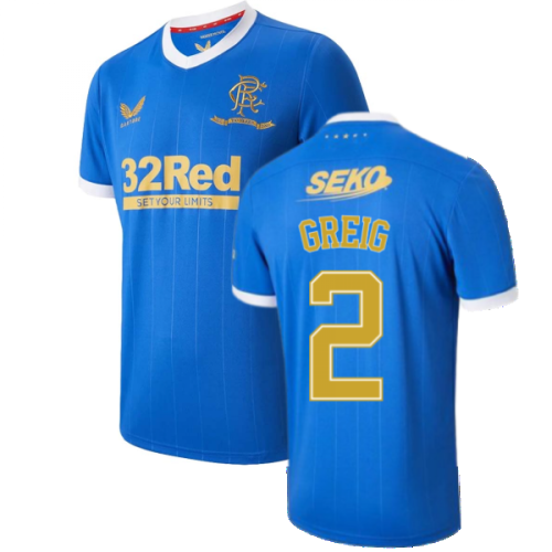 2021-2022 Rangers Home Shirt (GREIG 2)