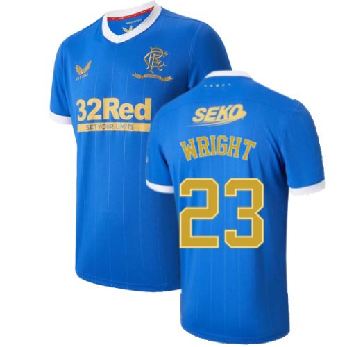 2021-2022 Rangers Home Shirt (WRIGHT 23)