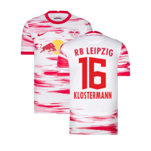 2021-2022 Red Bull Leipzig Home Shirt (White) (KLOSTERMANN 16)