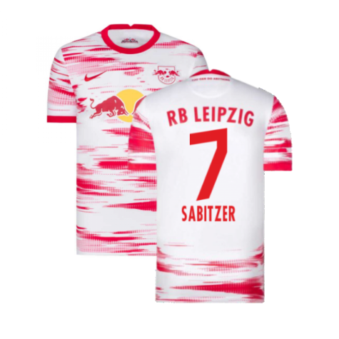 2021-2022 Red Bull Leipzig Home Shirt (White) (SABITZER 7)