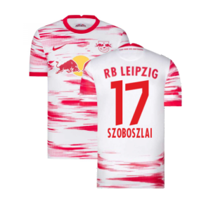 2021-2022 Red Bull Leipzig Home Shirt (White) (SZOBOSZLAI 17)