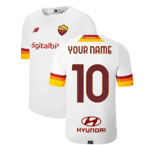 2021-2022 Roma Away Shirt (Your Name)