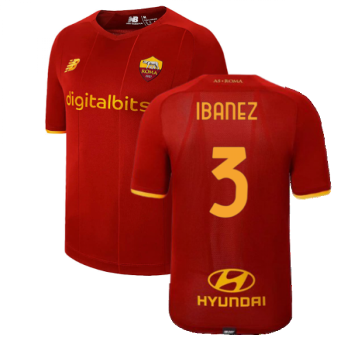 2021-2022 Roma Home Shirt (Kids) (IBANEZ 3)