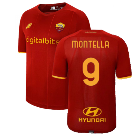 2021-2022 Roma Home Shirt (Kids) (MONTELLA 9)