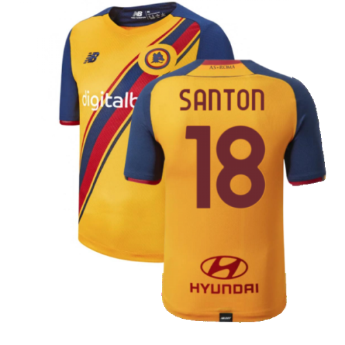 2021-2022 Roma Third Elite Shirt (SANTON 18)