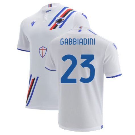 2021-2022 Sampdoria Away Shirt (GABBIADINI 23)