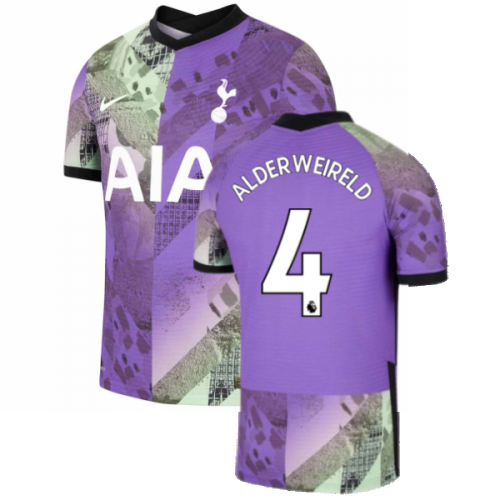 2021-2022 Tottenham Third Vapor Shirt (ALDERWEIRELD 4)