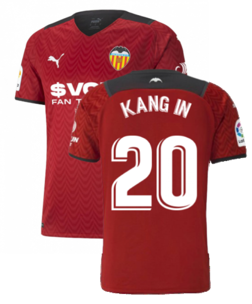 2021-2022 Valencia Away Shirt (KANG IN 20)