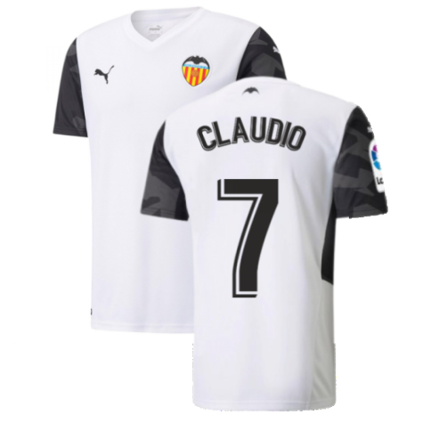 2021-2022 Valencia Home Shirt (CLAUDIO 7)