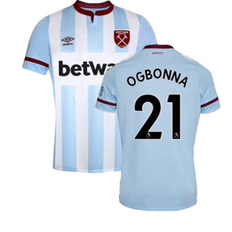 2021-2022 West Ham Away Shirt (OGBONNA 21)