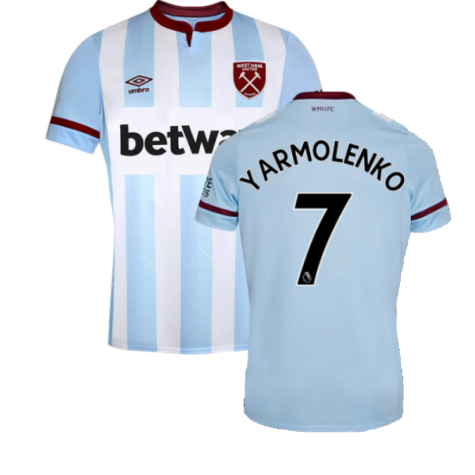 2021-2022 West Ham Away Shirt (YARMOLENKO 7)