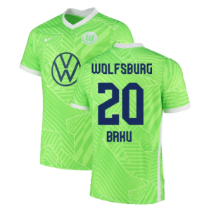 2021-2022 Wolfsburg Home Shirt (BAKU 20)