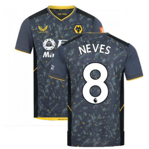 2021-2022 Wolves Away Shirt (NEVES 8)