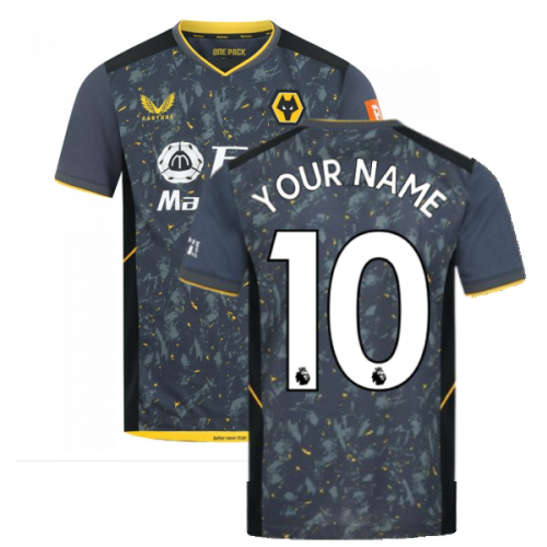 2021-2022 Wolves Away Shirt (Your Name)