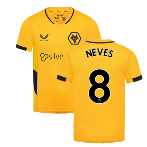 2021-2022 Wolves Home Shirt (Kids) (NEVES 8)