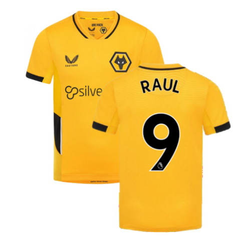 2021-2022 Wolves Home Shirt (Kids) (RAUL 9)