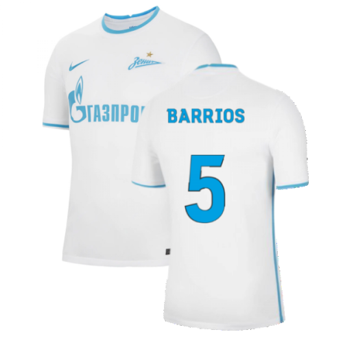 2021-2022 Zenit Away Shirt (BARRIOS 5)