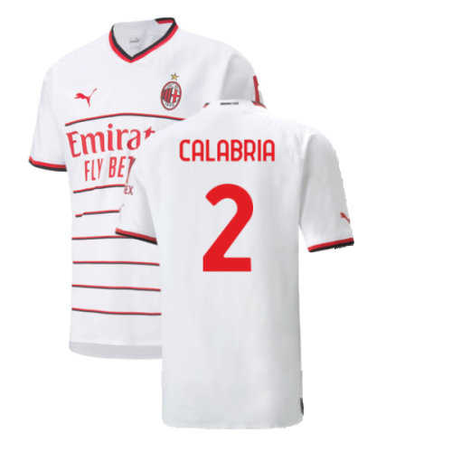 2022-2023 AC Milan Authentic Away Shirt (CALABRIA 2)