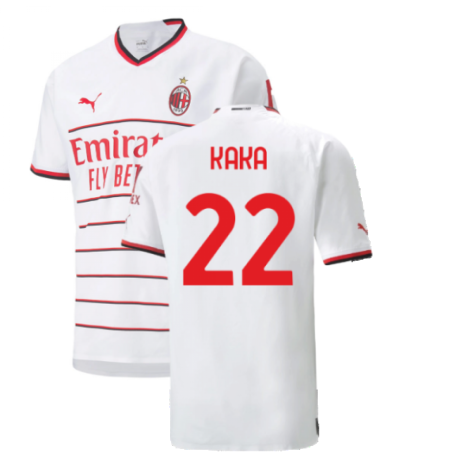 2022-2023 AC Milan Authentic Away Shirt (KAKA 22)