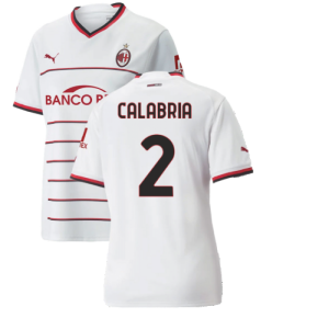 2022-2023 AC Milan Away Shirt - Ladies (CALABRIA 2)