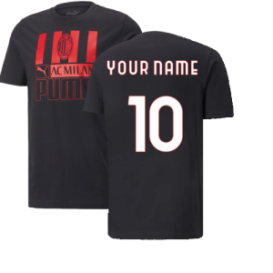 2022-2023 AC Milan FtblCore Tee (Black)