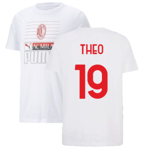 2022-2023 AC Milan FtblCore Tee (White) (THEO 19)