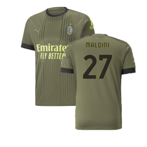 2022-2023 AC Milan Third Shirt (MALDINI 27)