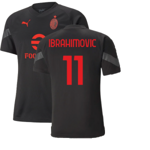 2022-2023 AC Milan Training Jersey (Black) (IBRAHIMOVIC 11)