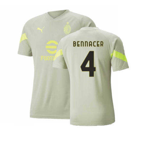 2022-2023 AC Milan Training Jersey (Spring Moss) (BENNACER 4)