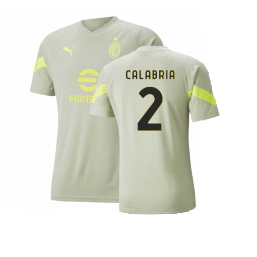 2022-2023 AC Milan Training Jersey (Spring Moss) (CALABRIA 2)