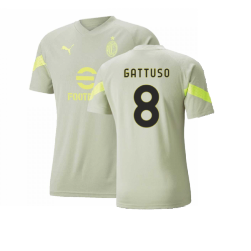 2022-2023 AC Milan Training Jersey (Spring Moss) (GATTUSO 8)