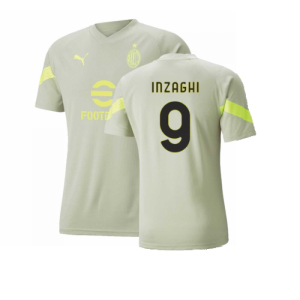 2022-2023 AC Milan Training Jersey (Spring Moss) (INZAGHI 9)